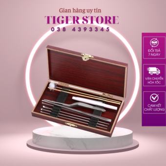 Dụng cụ lấy ráy tai, nhíp lấy ráy tai, bộ ngoáy tai, bộ lấy ráy tai hộp gỗ tich hợp đèn soi