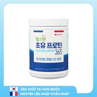 Sữa Non Lotte Hàn Quốc Colostrum Protein 365, nguyên liệu nhập khẩu từ Pháp, sản xuất tại Hàn Quốc, hỗ trợ tiêu hóa, tăng miễn dịch, sức đề kháng, giúp ăn ngon, ngủ sâu hơn
