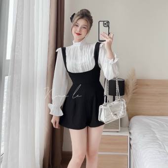 Sét Váy Yếm sơ Mi