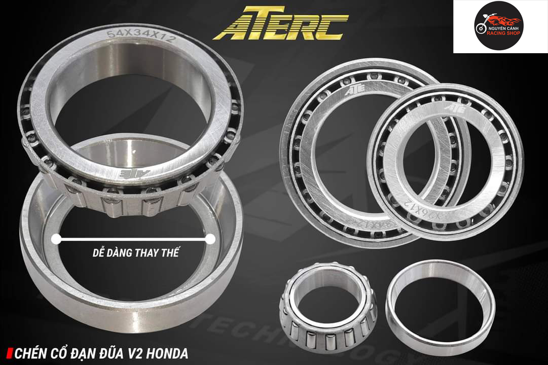 Chén cổ bi đũa ATE cho xe máy HONDA