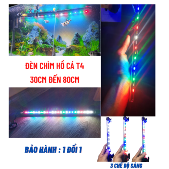 Đèn bể cá LOẠI CHÌM ĐỔI MÀU kích thước đèn 30cm - 80cm dành cho bể cá cảnh bể thủy sinh