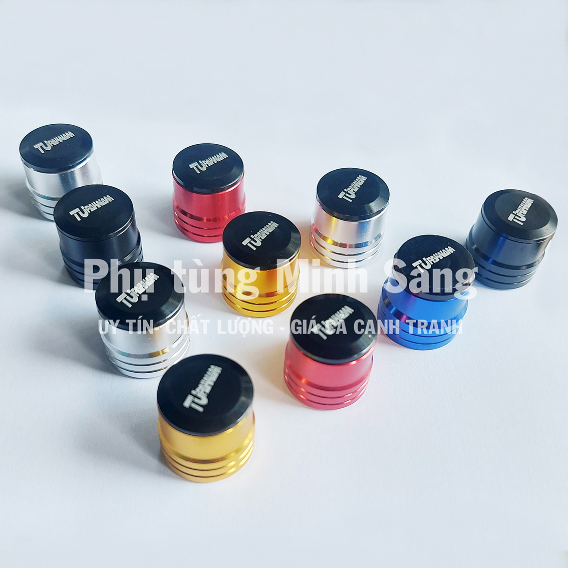 Ốc chân gương phụ kiện trang trí lỗ kính chiếu hậu xe máy