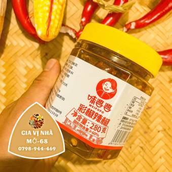 ỚT CHƯNG HỒ NAM ( ỚT CHƯNG DẦU TRUNG QUỐC )-HỦ 280GR