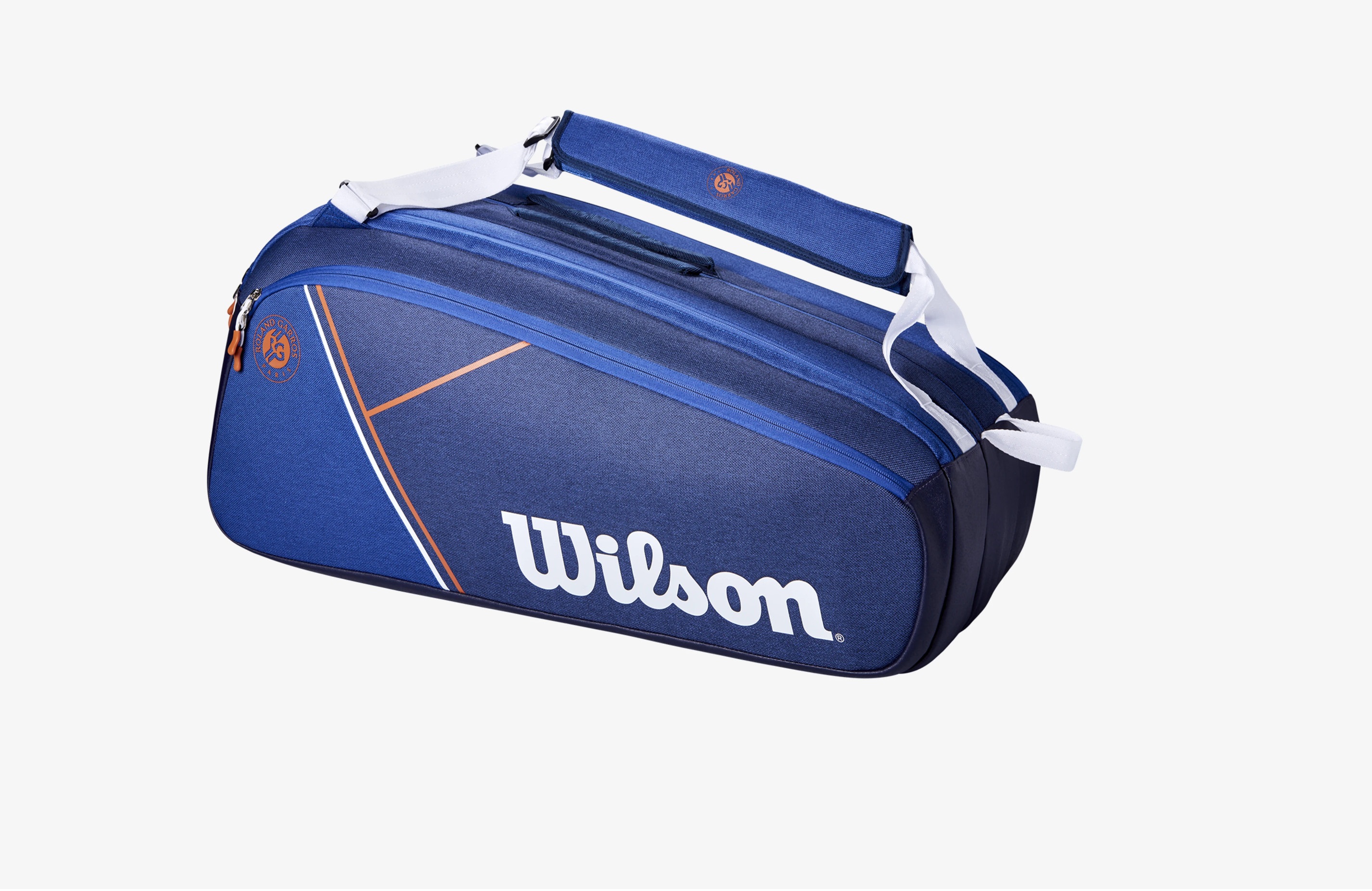 Bao vợt tennis wilson roland garros super tour 9 pack wr8018200- túi đựng vợt tennis wilson chính hãng