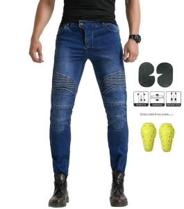 ภาพหน้าปกสินค้ากางเกงการ์ด ป้องกัน 4 จุด  ผ้ายีนส์ยืดใส่สบาย กางเกงมอเตอร์ไซค์ กางเกงบิ๊กไบ กางเกงยีนส์การ์ด ที่เกี่ยวข้อง