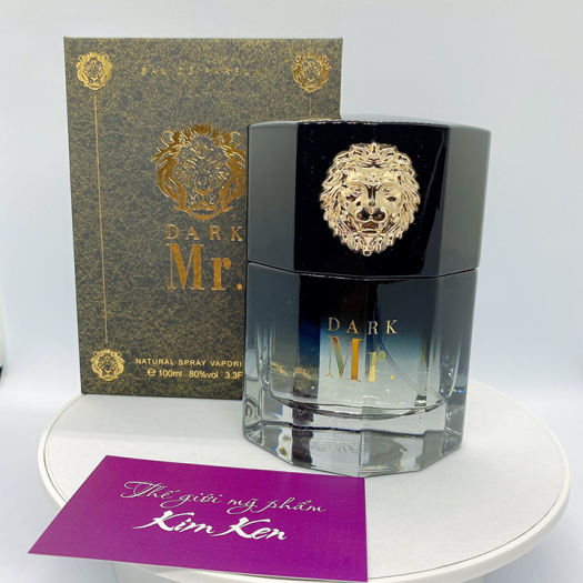 Nước hoa nam Mr Dark Eau de Perfume 100ml hương thơm nam tính lưu hương 7-8 giờ
