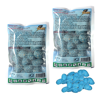  Thuốc diệt chuột sinh học Storm xuất xứ CHLB Đức  BASF  diệt chuột tận gốc không gây mùi sạch chuột 