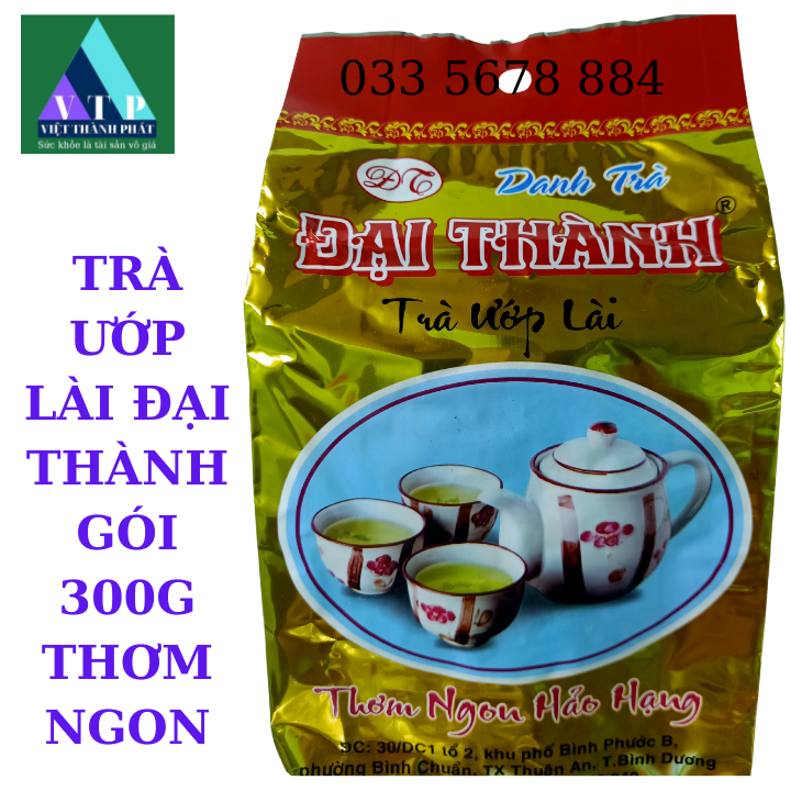 Gói 300gr - combo 5 gói - Trà lài đại thành - pha trà đá, trà tắt, trà đường.