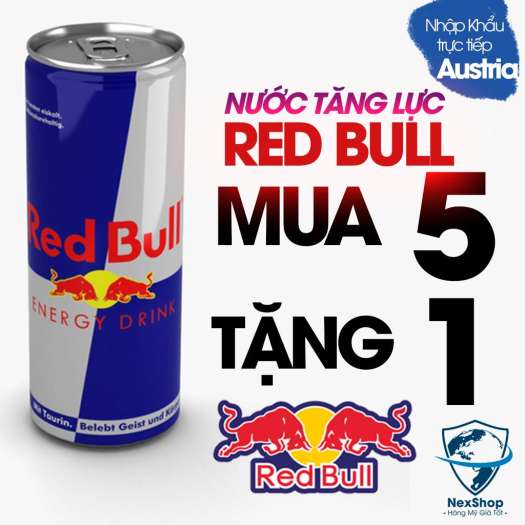 Nước Tăng Lực Redbull Mỹ 250ml