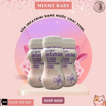 Sữa Infatrini dạng nước 125ml- Dặm 2-3 cữ/1 ngày[Date T6/2023] Bay Air