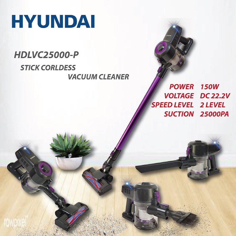 (READY STOCK) KOREA Hyundai 25000Pa Cyclone Series Cordless Handheld Portable Vacuum Cleaner