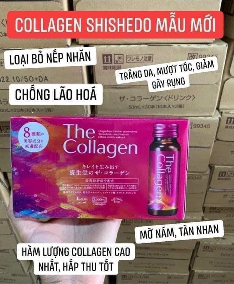 The collagen shiseido dạng nước của nhật 2022