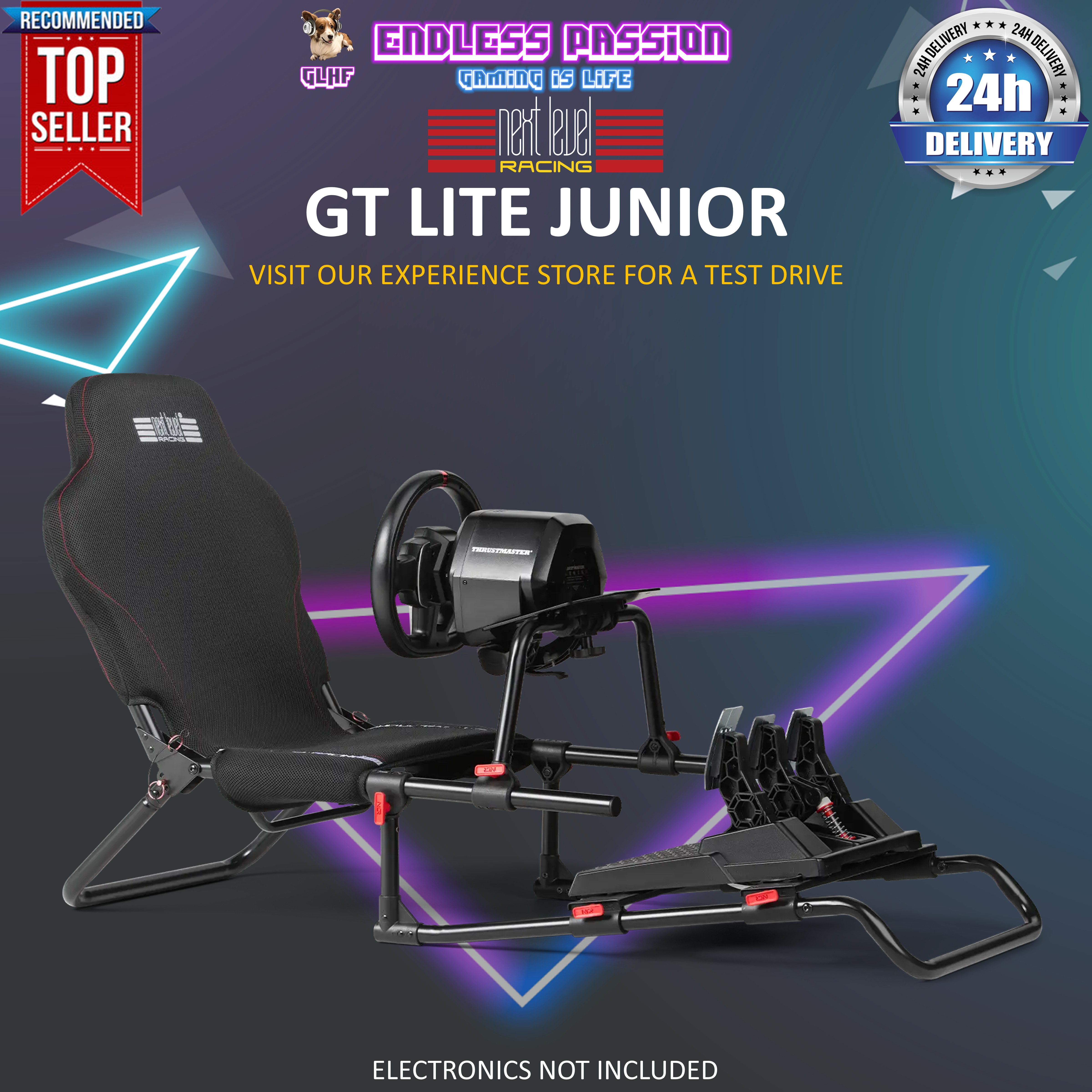 Next Level Racing F-GT Lite Foldable Simulator Cockpit | Lazada