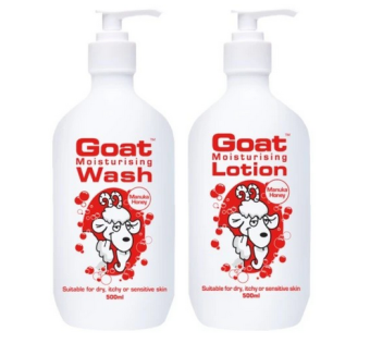 Bộ Sữa Tắm Dưỡng Thể Sữa Dê Goat Hương Mật Ong Manuka