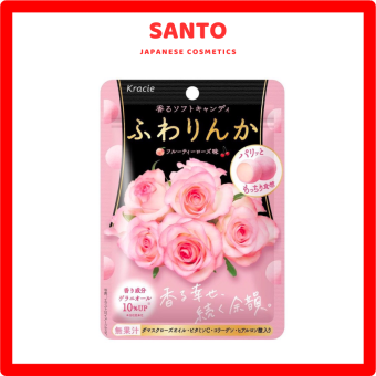 Kẹo Hoa Hồng Thơm Cơ Thể Collagen Kracie Nhật Bản 35g