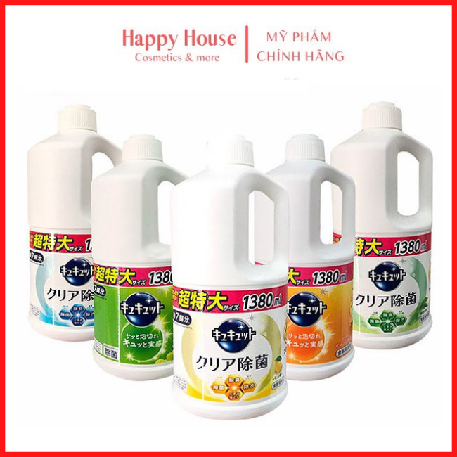 Nước rửa bát KAO 1380ml nội địa Nhật -Happy House