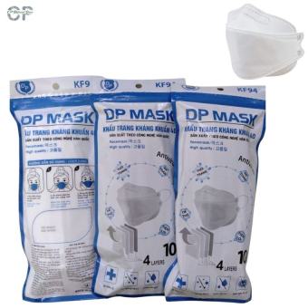 Túi 10 chiếc khẩu trang y tế KF94 DP mask