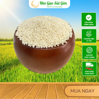 Nếp Cái Hoa Vàng  Hạt nếp Thơm Ngon, Dẻo Bùi