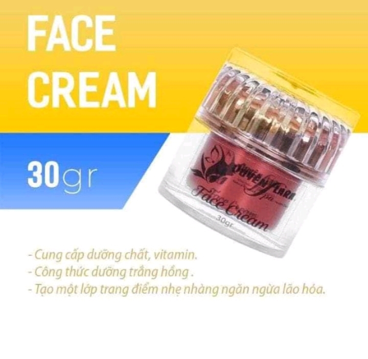Kem dưỡng face cream Quyên lara trắng da, dưỡng ẩm,chống lão hóa mờ nám tàn nhang