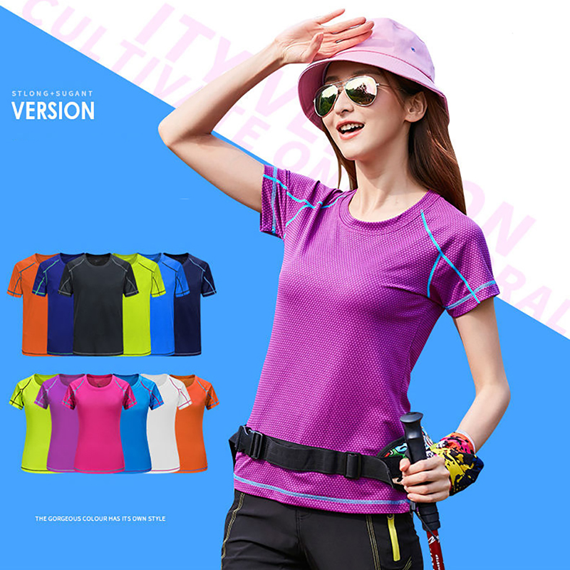 Woman Sports Tops Women Short Sleeve Tennis T-shirt for Fitness Dry Fit Yoga  Workout Top Ladies Breathable Loose Shirts XS-XXL - AliExpress