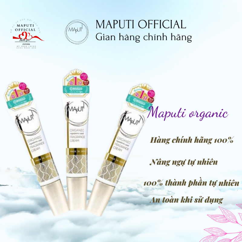 Kem tăng kích thước vòng 1 và vòng 3 maputi, kem nở ngực nhật bản 60 gram