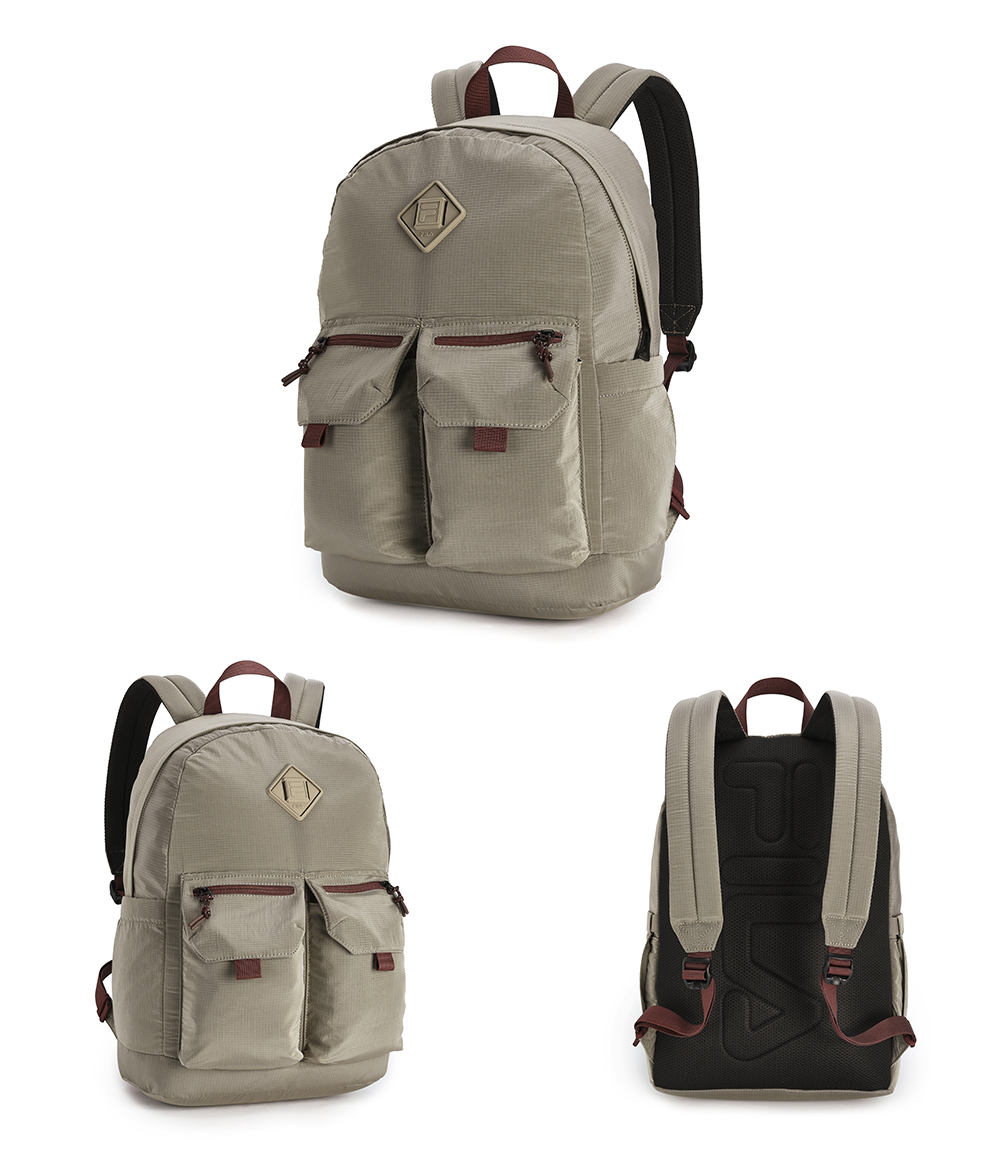 FILA CORE LIFESTYLE ORIGINALE BAGS Men Backpack Light Khaki