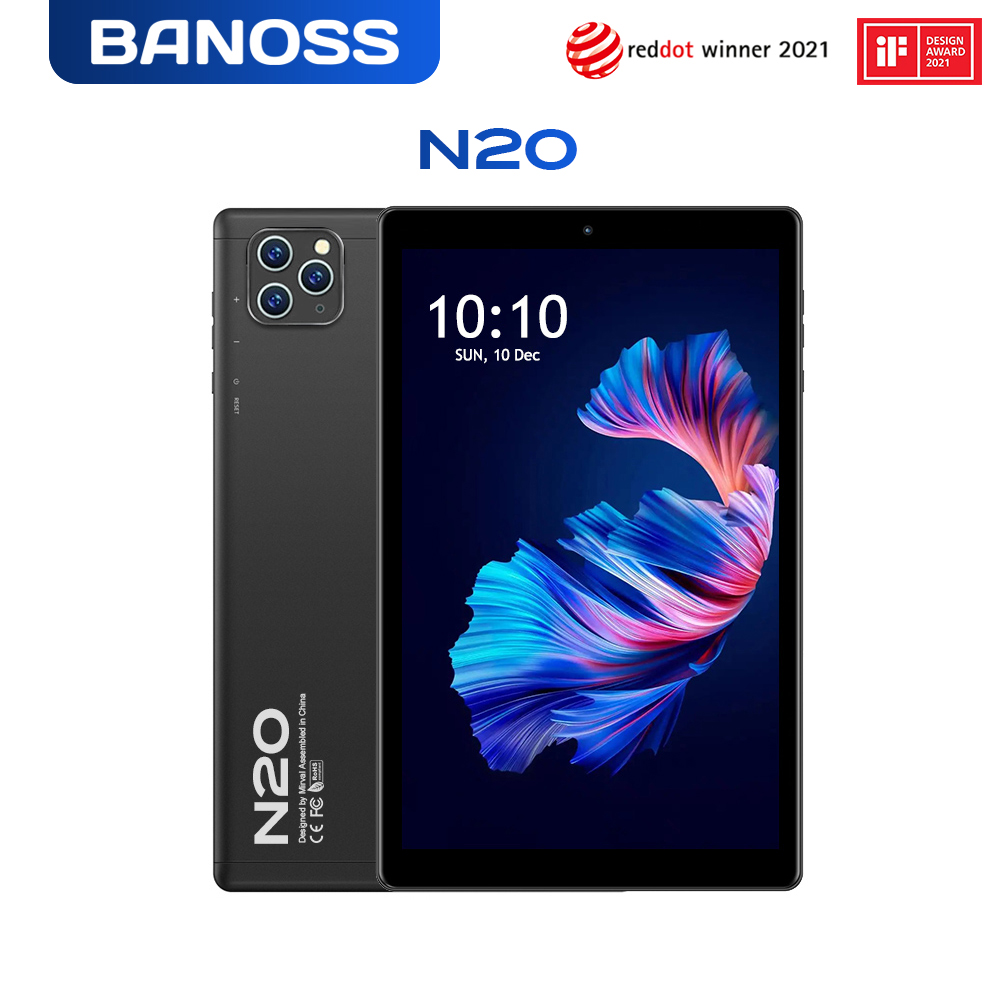 【2025 TOP2】รองรับภาษาไทย🔥BANOSS N20 tablet 8นิ้ว แท็บเล็ต 6GB RAM 512GB ROM Android 10 แท็บเล็ตของแท้ รองรับ4G ใส่ได้สองซิม 8800mAh battery❗ ประกันเครื่อง 12 ด. ประกันซอฟแวร ราคา 3,999 บาท*ส่งฟรี