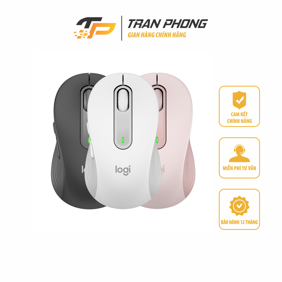 Chuột không dây Logitech SIGNATURE M650 Wireless/Bluetooth - Hàng Chính Hãng