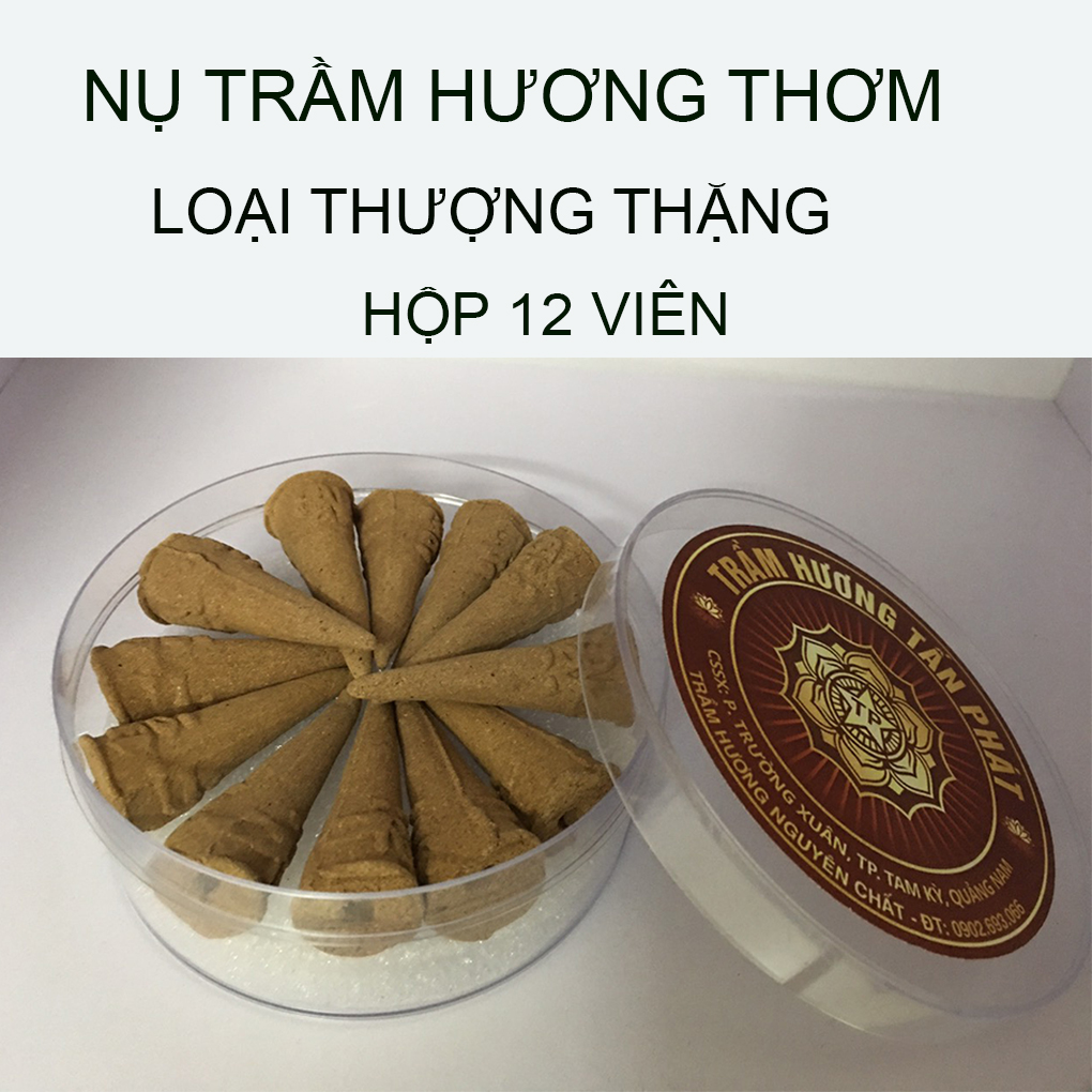 Trầm hương nụ thượng thặng & nụ tự nhiên - viên lớn cháy đến 30 phút