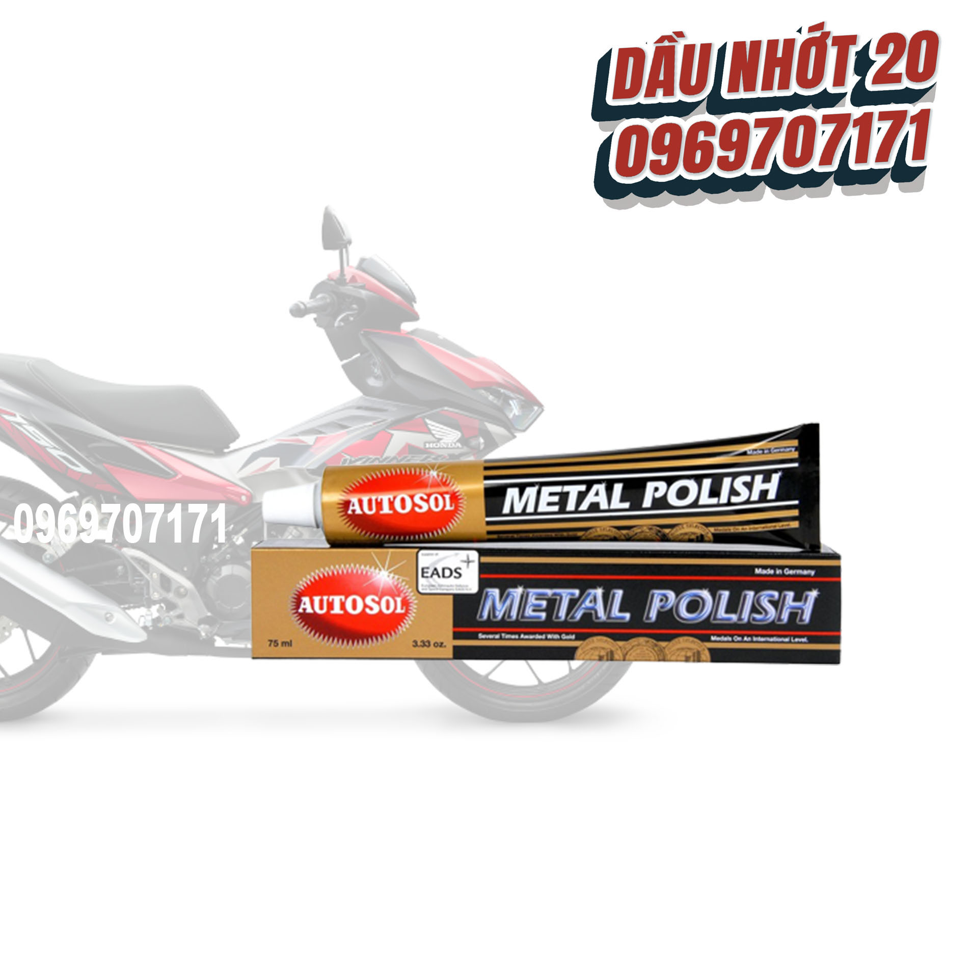 Kem đánh bóng kim loại Autosol Metal Polish (50gram)
