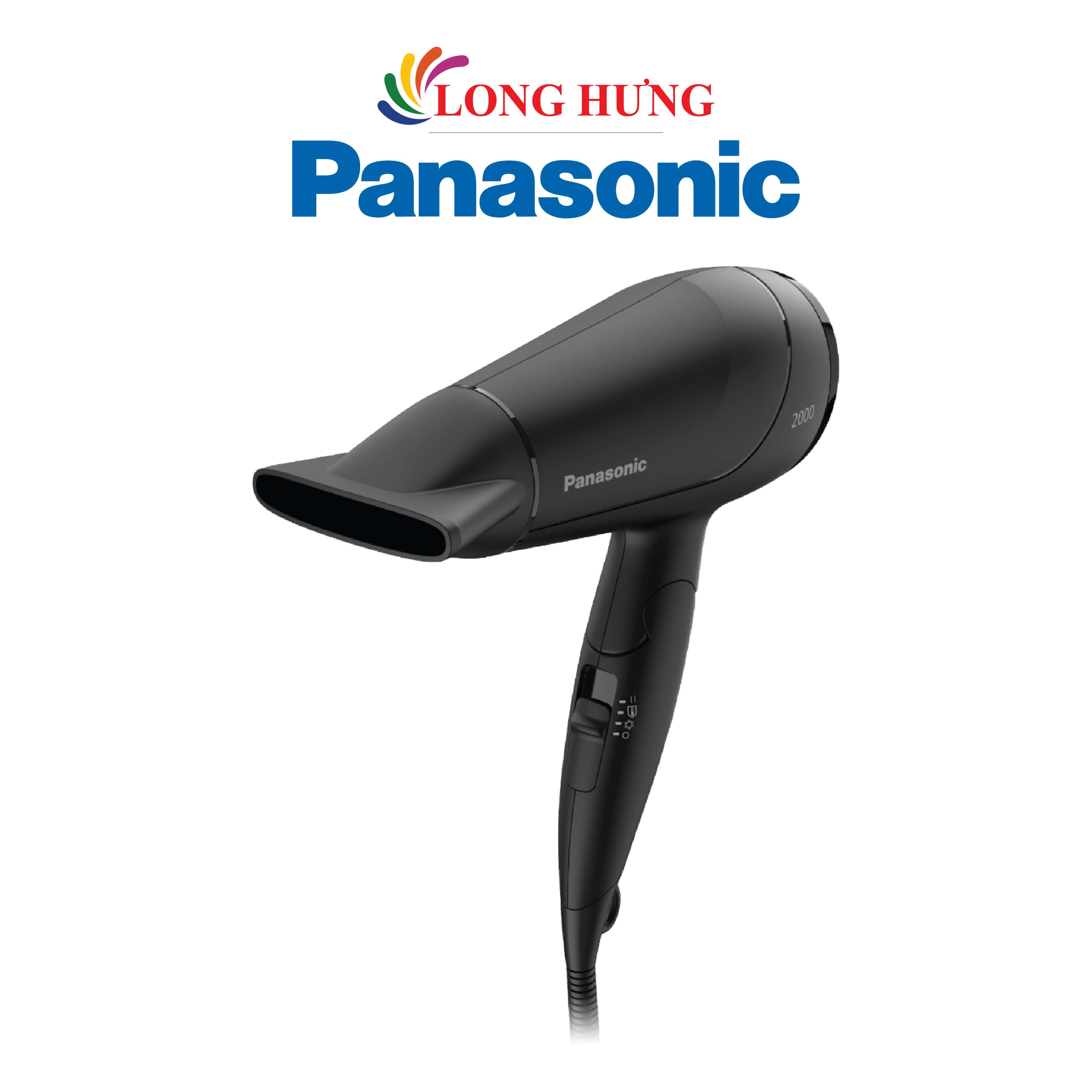 Máy sấy tóc Panasonic EH-ND65-K645 - Hàng chính hãng - Tay cầm gấp gọn, đầu sấy hẹp, có móc treo