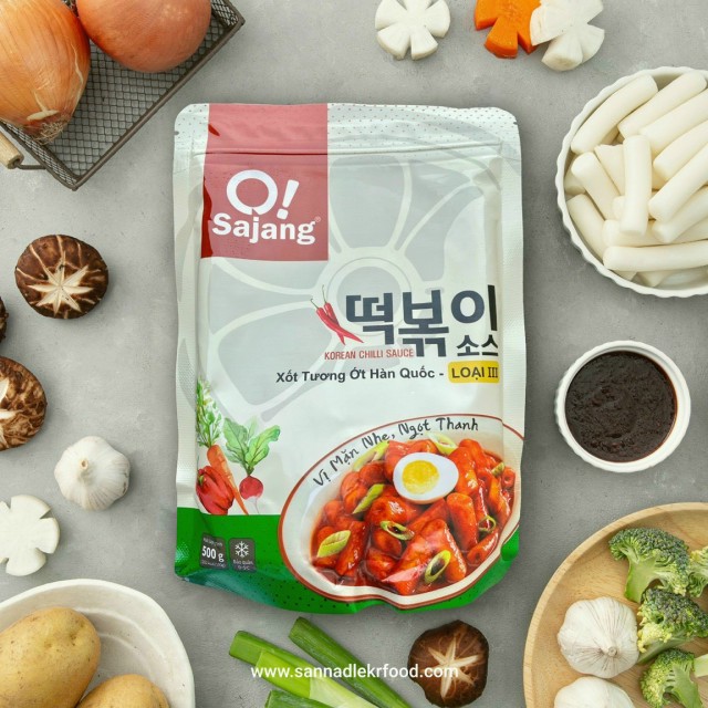 500g sốt tương ớt hàn quốc loại 3 vị mặn nhẹ, ngọt thanh