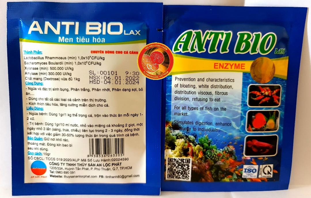 Men tiêu hóa -vi sinh -nano 9500 - nutrivo tăng trưởng cho cá cảnh khoẻ mạnh
