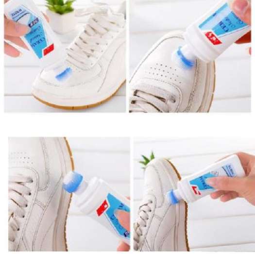 Combo 3 Chai xịt tẩy trắng giày dép túi xách Plac - đầu có bàn chải