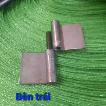 Combo 10 Bản lề lá cuốn sắt, Bản lề lá loại to kích thước dài 8,3cm x 4,2cm độ dày 2 ly