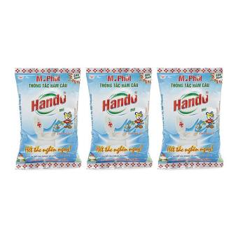 Bộ 3 Gói bột thông tắc hầm cầu M.phốt Hando 300g