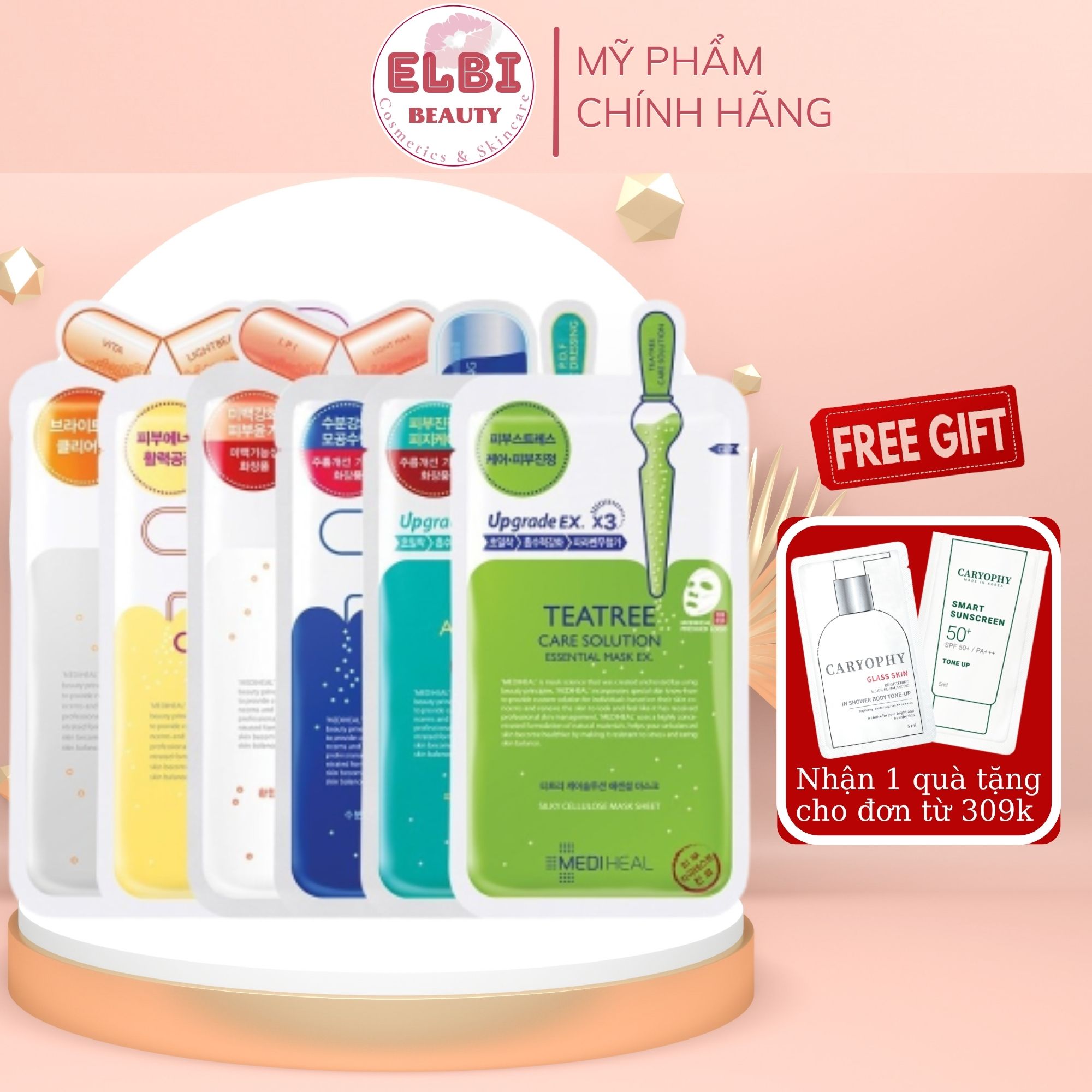 Mặt Nạ Mediheal Mặt Nạ Giấy Dưỡng Ẩm, Dưỡng Trắng, Phục Hồi Da Mediheal Essential Mask