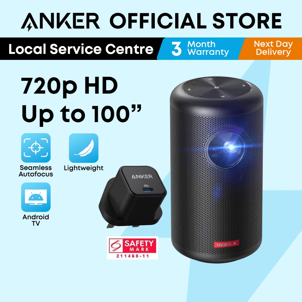 Nebula Anker D2425 Nebula Capsule 3 モバイル プロジェクター