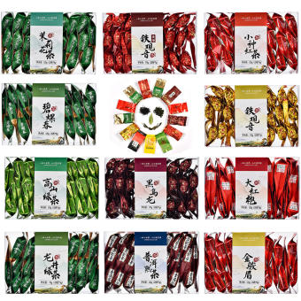 Trà Thiết Quan Âm, Đại Hồng Bào, Kim Tuấn Mi, Hồng Trà Tiểu Chủng (nguyên Túi 25 gói nhỏ)