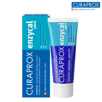 Curaprox Enzycal Toothpaste mild flavor 75mL zero fluoride 950ppm fluoride 1450ppm fluoride
