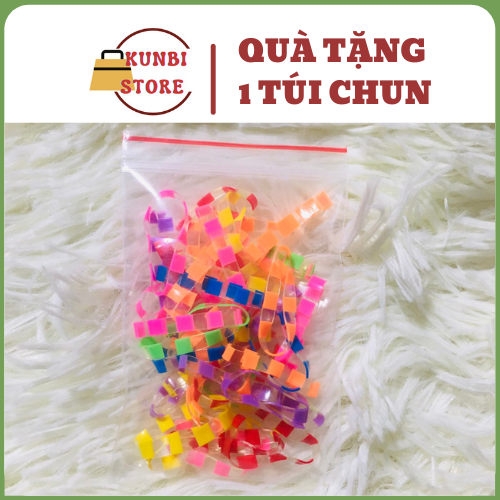 1 túi dây chun buộc tóc pha màu