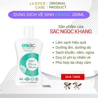 Dung dịch vệ sinh phụ nữ ORASIC Sắc Ngọc Khang_Tinh chất lá trầu không 100ml