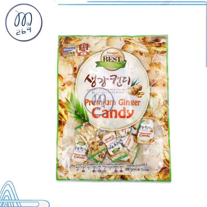 Kẹo gừng cứng hàn quốc gói 200g - cheonnyeonae food