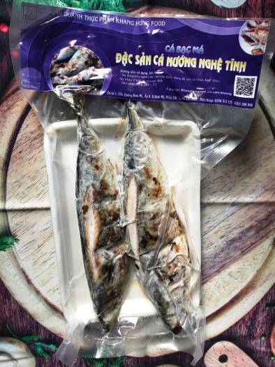 Cá Bạc Má Nướng Đặc Sản Nghệ Tĩnh - Bịch 2 Con 500 Gram SHIP COD HCM