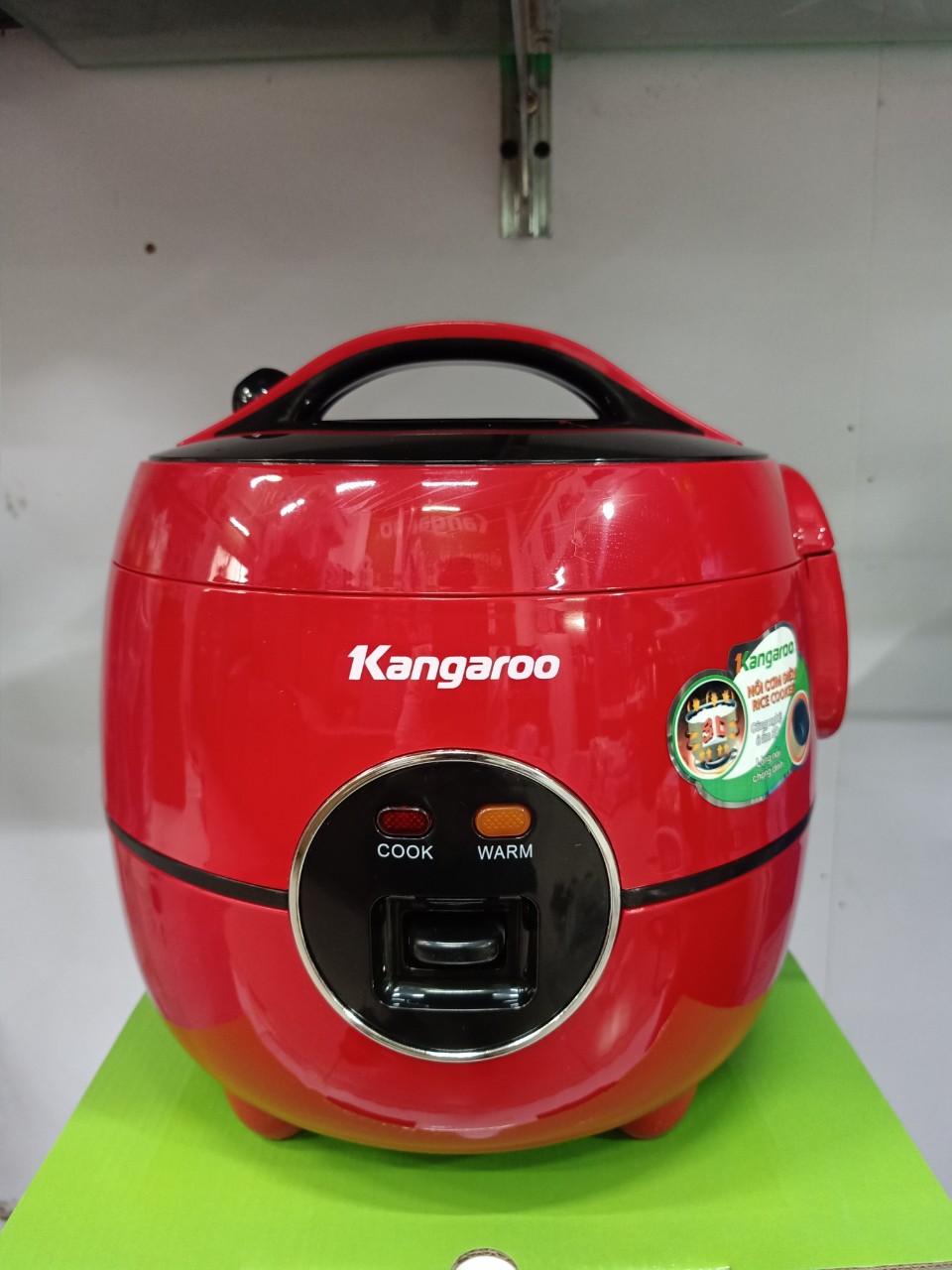 Nồi cơm điện 1.2l kangaroo kg822 – màu đỏ sang trọng – bảo hành chính hãng 12 tháng