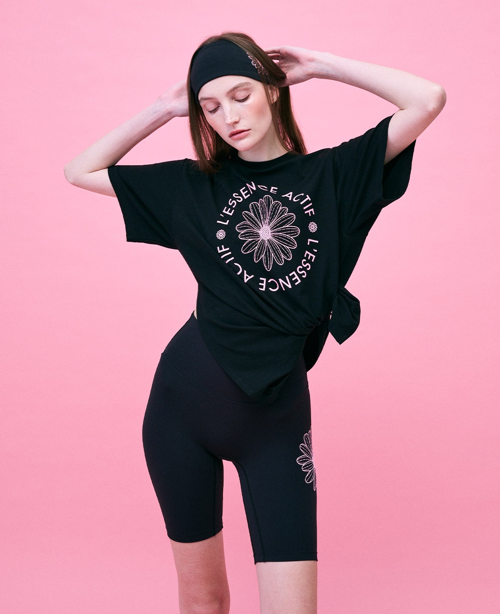 MARDI MERCREDI SIDE SLIT T-SHIRT ACTIF EMBLEM - 6 Colors (2024 NEW)