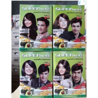 Dầu Gội Nhuộm Tóc Thảo Dược Phủ Bạc Super Nova