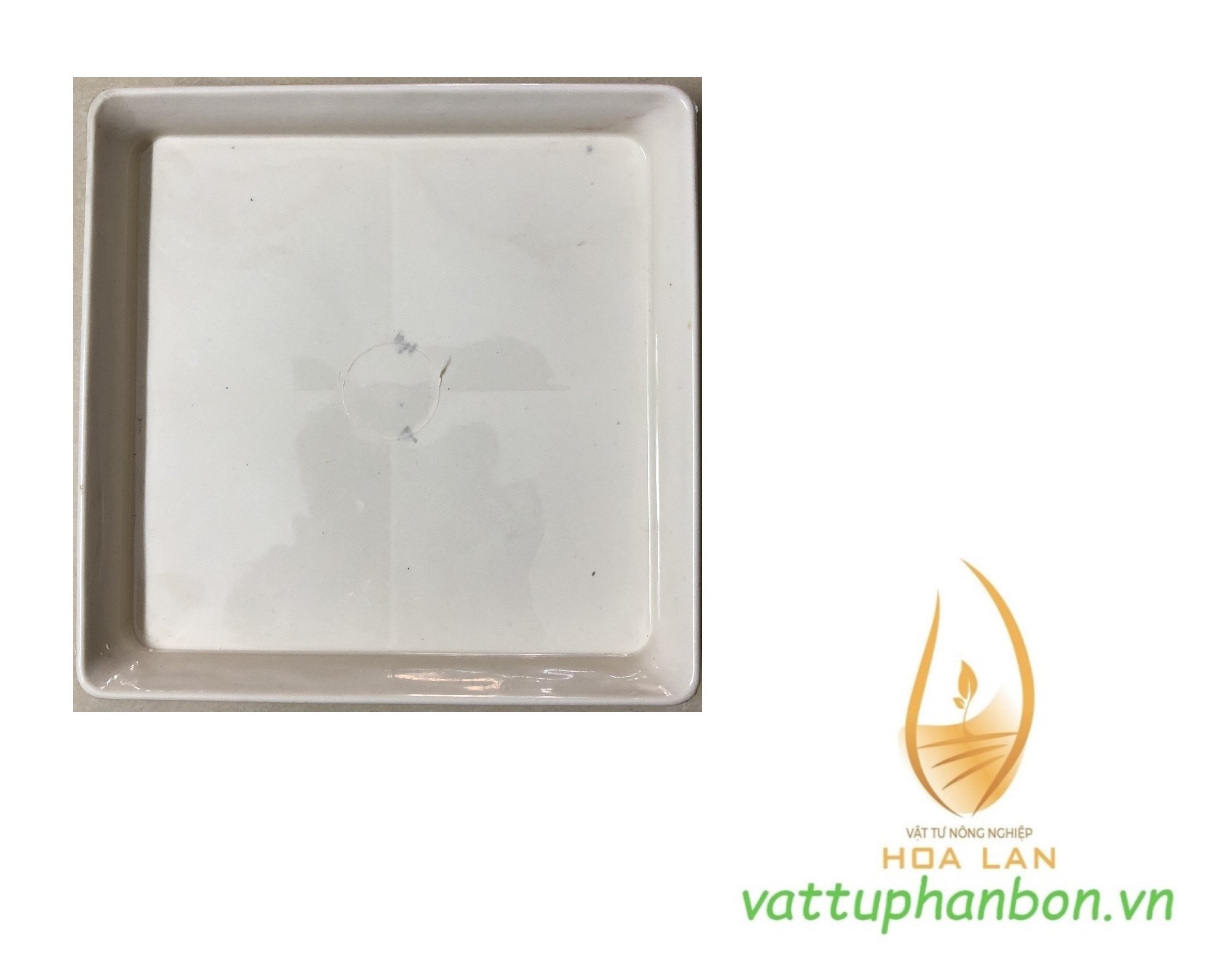 Đĩa lót chậu vuông 15cm - #062c#