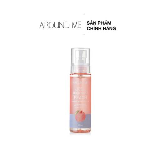 Xịt Thơm Around Me Dưỡng Da Toàn Thân Hương Đào Vita Body Mist Peach 120ml