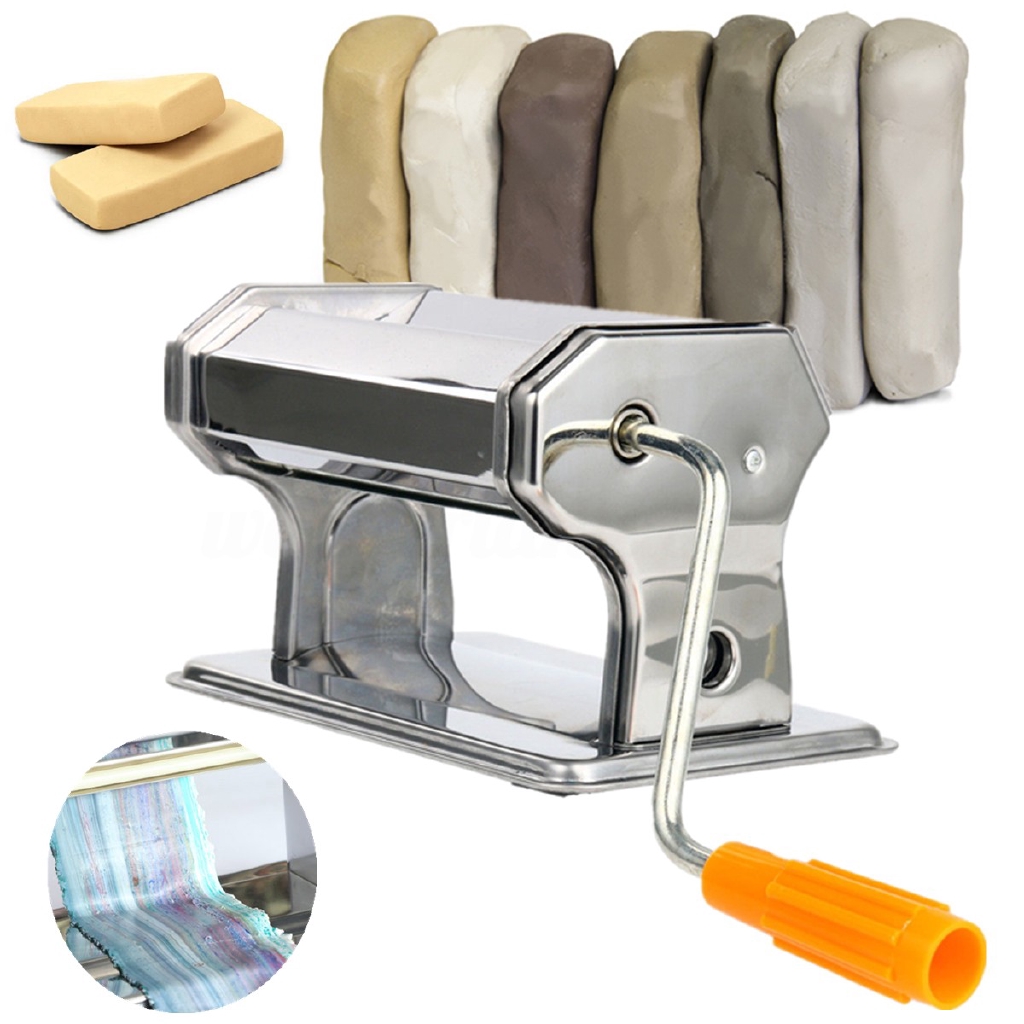 Clay Presser Machine Polymer Clay Roller Machine Clay Conditioning Machine  Effortless Mixing Blending Colors 